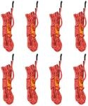 vidaXL Zeltleinen mit Seilspannern 8 Stk Reflektierend 4 m 4 mm 4008134