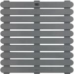 Wenko Duschmatte Indoor & Outdoor 55 cm x 55 cm Grau