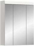 Spiegelschrank 60 cm x 79 cm x 18 cm Front Wei&szlig; Hochglanz FSC&reg;