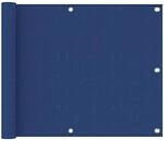 vidaXL Balkon-Sichtschutz Blau 75x400 cm Oxford-Gewebe 135009