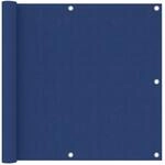 vidaXL Balkon-Sichtschutz Blau 90x400 cm Oxford-Gewebe 135013