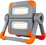LED-Arbeitsleuchte Flex Power 20 W Akku mit Powerbank inkl. USB-Kabel Grau-Orang