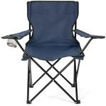 24Move Campingstuhl Faltstuhl Blau Mit Getraenkehalter Tragetasche Outdoor Faltbar