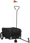 vidaXL Fahrradanh&auml;nger Schwarz 30 kg Eisen 94059