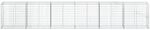 vidaXL Gabione mit Deckel 600x50x100 cm Eisen 2149656
