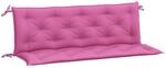 vidaXL Gartenbank-Auflagen 2 Stk Rosa 150x50x7 cm Stoff 361714