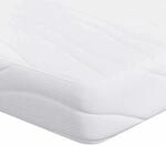 vidaXL Matratze Wei&szlig; 90 x 190 cm Jacquard-Stoff 4106313