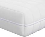 vidaXL Matratze mit Kokosnusschicht Wei&szlig; 140 x 200 cm Taschenfeder 4106433