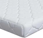 vidaXL Matratze mit Kokosnusschicht Wei&szlig; 200 x 180 cm PU-Schaum 4106388