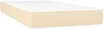 vidaXL Taschenfederkernmatratze Creme 120x190x20 cm Stoff 4007146