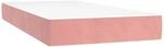 vidaXL Taschenfederkernmatratze f&uuml;r Kinder Rosa 80x160 cm Samt 4016551