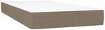 vidaXL Taschenfederkernmatratze f&uuml;r Kinder Taupe 80x160 cm Stoff 4016539