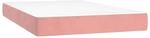 vidaXL Taschenfederkernmatratze Mittel Rosa 120x220x20 cm Samt 4016617