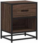 vidaXL Nachttisch Braun Eichen-Optik 40x31x50 cm Holzwerkstoff 848692
