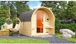 Karibu Fasshaus 2 mit Ofen 9kW und externe Steuerung Easy