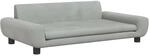 vidaXL Hundebett Hellgrau 100x54x33 cm Samt 171982