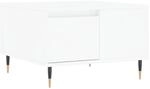 vidaXL Couchtisch Wei&szlig; 55x55x36,5 cm Holzwerkstoff 830748