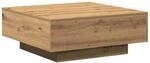 vidaXL Couchtisch Artisan-Eiche 80 x 80 x 31 cm Holzwerkstoff 862998
