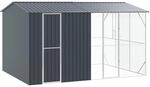 vidaXL Vogelk&auml;fig Anthrazit 430 x 310 x 247 cm Verzinkter Stahl 3325162