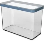 Rotho Dose Loft Premium Rechteckig 2,1, Transparent Horizontblau