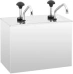 vidaXL Saucen-Spender Edelstahl 2 x 3,5 L 51233