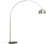 QAZQA Moderne Bogenlampe Stahl Verstellbar Grande