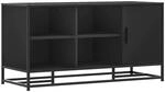 vidaXL Schuhbank Schwarz 100x40x53,5 cm Holzwerkstoff und Metall 849214