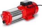 EBERTH Mehrstufige Gartenpumpe 2400L/h 4 bar 370W Edelstahl 8m Ansaugh&ouml;he 1 Zoll