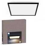 Philips Hue Smart-LED-Panelleuchte Aurelle White Ambiance Schwarz 60 cm x 60 cm
