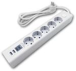 ChiliTec Steckdosenleiste 5-fach mit USB-A&C + Schalter
