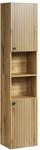 Trendteam Hochschrank Pure Bliss mit Gefr&auml;sten Rillen Artisan Eiche 40 cm FSC&reg;