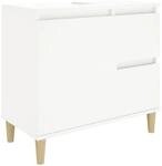 vidaXL Badschrank Wei&szlig; 65x33x60 cm Holzwerkstoff