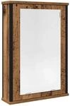 vidaXL Bad-Spiegelschrank Altholz-Optik 42x12x60 cm Holzwerkstoff 862229