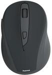 Hama Optische 6-Tasten-Funkmaus WM-400 Ergonomisch ohne Klickger&auml;usch Schwarz