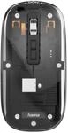 Hama Multi-Device-Maus WM-600 Funk/BT Flach 6-Tasten Kabellos Transparent
