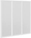 vidaXL Duschwand 117x120 cm 3 Paneele Faltbar 140784