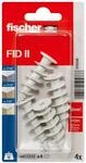 Fischer D&auml;mmstoffd&uuml;bel FID II &Oslash; 8 mm x 35 mm 4 St&uuml;ck