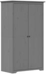 vidaXL Kleiderschrank BODO Grau 101x52x176,5 cm Massivholz Kiefer