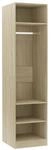 vidaXL Kleiderschrank Sonoma-Eiche 50x50x200 cm Holzwerkstoff Modell 1