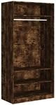 vidaXL Kleiderschrank R&auml;uchereiche 100x50x200 cm Holzwerkstoff Modell 2