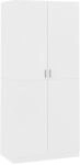 vidaXL Kleiderschrank Wei&szlig; 90x52x200 cm Holzwerkstoff