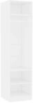 vidaXL Kleiderschrank Wei&szlig; 50x50x200 cm Holzwerkstoff Modell 1