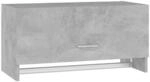 vidaXL Kleiderschrank Betongrau 70x32,5x35cm Holzwerkstoff