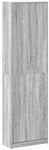 vidaXL Kleiderschrank Grau Sonoma 55 x 25 x 189 cm Holzwerkstoff 3334013