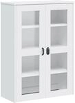 vidaXL Aufsatz f&uuml;r Highboard VIKEN Wei&szlig; Holzwerkstoff 374941