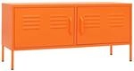 vidaXL TV-Schrank Orange 105x35x50 cm Stahl Modell 1