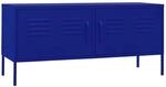 vidaXL TV-Schrank Marineblau 105x35x50 cm Stahl Modell 1