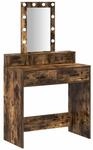 vidaXL Schminktisch mit Speicher Braun 79 x 41 x 140 cm Holzwerkstoff 865167