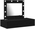 vidaXL Schminktisch mit Speicher Schwarz 83 x 40 x 70 cm Holzwerkstoff 865227