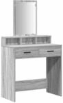 vidaXL Schminktisch Graues Sonoma 79 x 41 x 140 cm Holzwerkstoff 865141